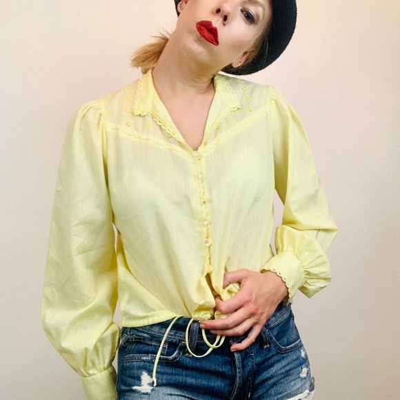 Yellow vintage shirt - Picture 2 of 7